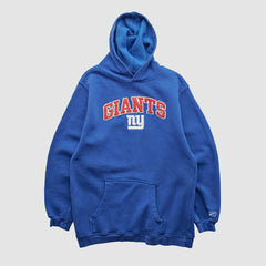 Reebok 2000s Hooded Pullover Sweatshirt - New York Giants Pullover