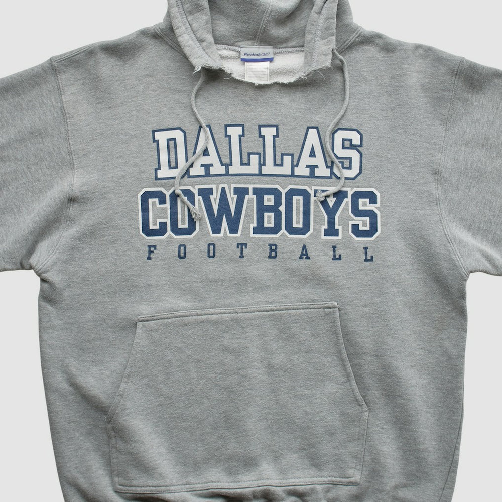 Reebok 2000s Hooded Pullover Sweatshirt - Dallas Cowboys Pullover