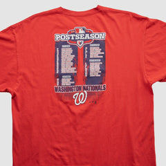 Red Washington Nationals Majestic 2012 T-shirt
