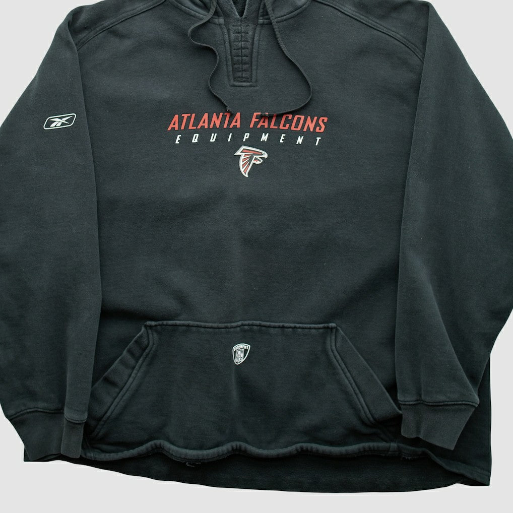 Reebok 2000s Hooded Pullover Sweatshirt - Atlanta Falcons Pullover