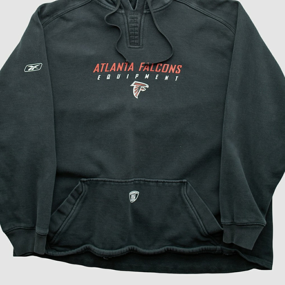 Reebok 2000s Hooded Pullover Sweatshirt - Atlanta Falcons Pullover