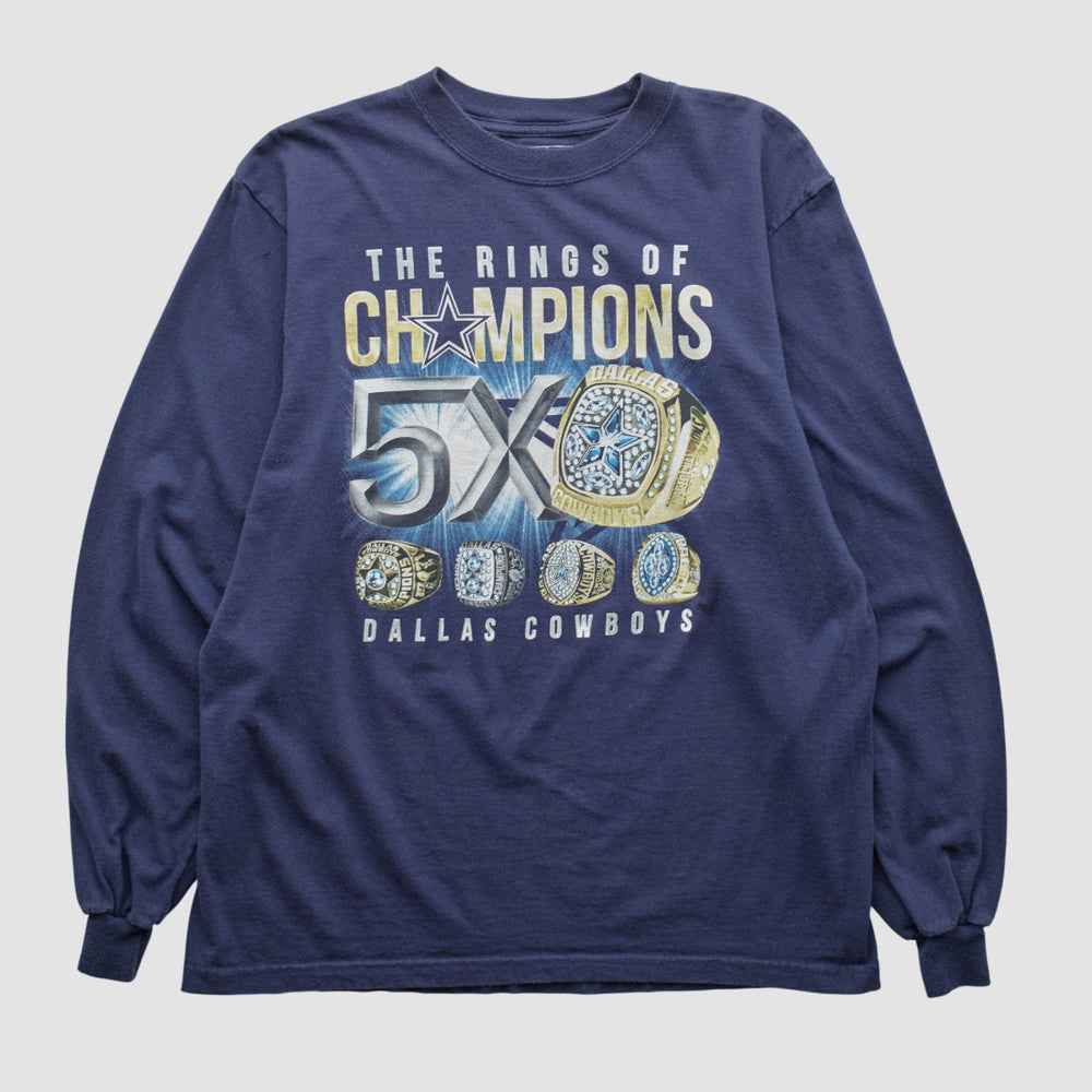 Cowboys Team Apparel 2000s Long Sleeve T-shirt - Dallas Cowboys T-shirts