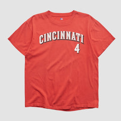 Red Cincinnati Reds Majestic 2000s T-shirt