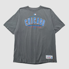 Gray Chicago Cubs Majestic 2000s T-shirt
