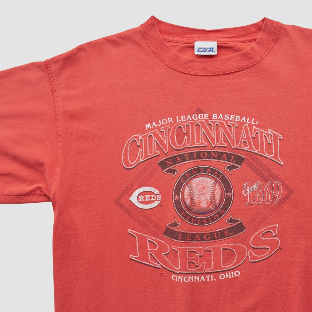 Red Cincinnati Reds CSA 2000s T-shirt