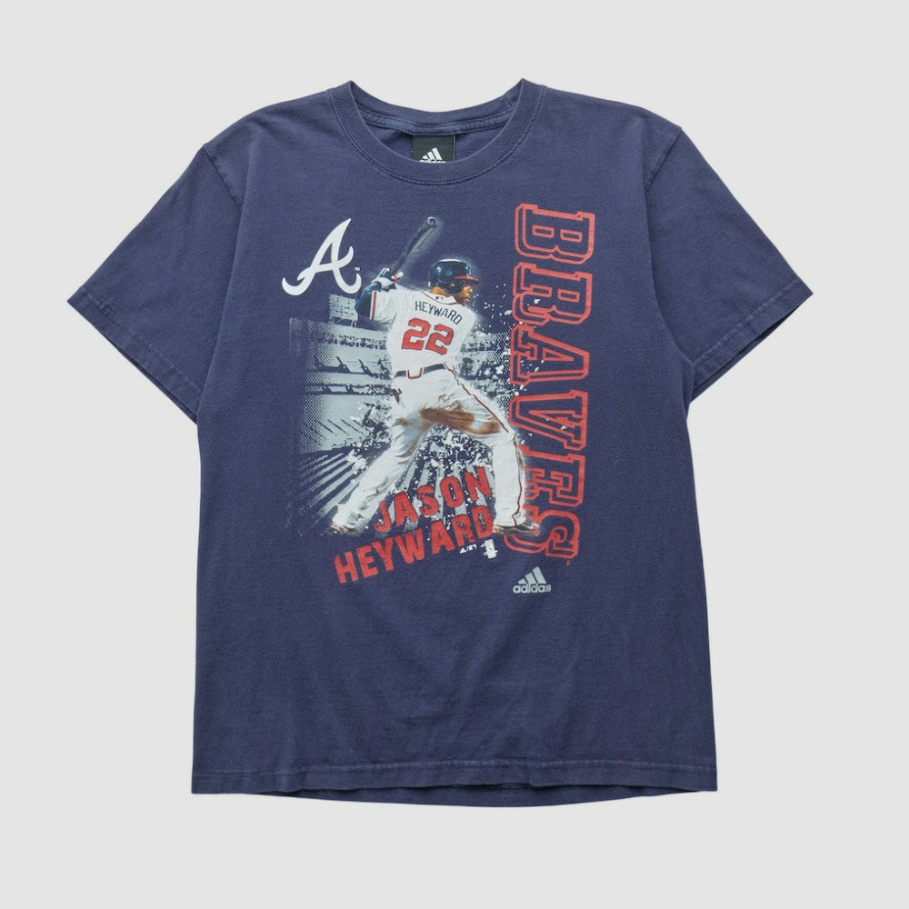 Navy Jason Heyward Adidas 2010s T-shirt