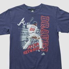 Navy Jason Heyward Adidas 2010s T-shirt