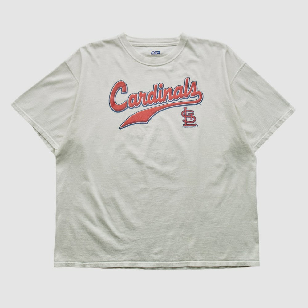 White St. Louis Cardinals CSA 2000s T-shirt