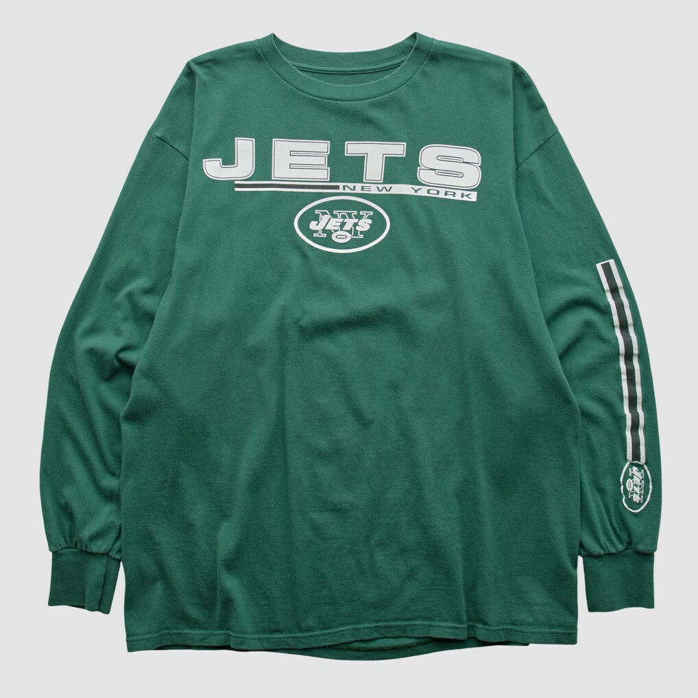 Majestic 2010s Long Sleeve T-shirt - New York Jets T-shirts