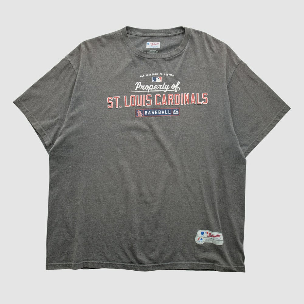 Charcoal St. Louis Cardinals Majestic 2000s T-shirt