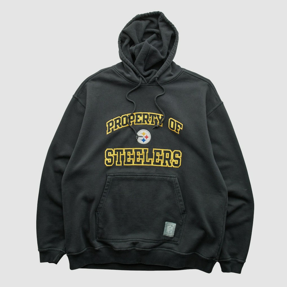 Reebok 2000s Hooded Pullover Sweatshirt - Pittsburgh Steelers Pullover