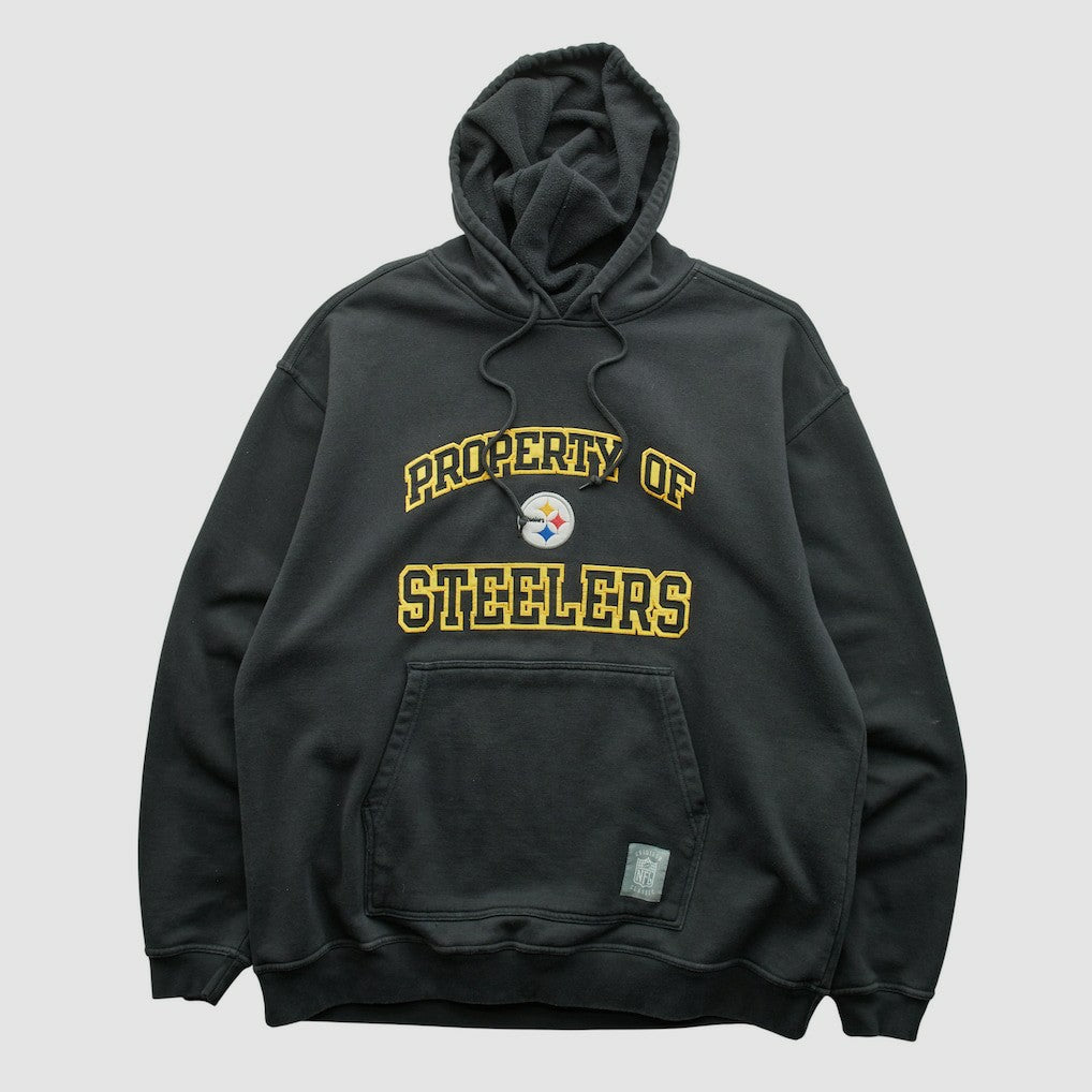Reebok 2000s Hooded Pullover Sweatshirt - Pittsburgh Steelers Pullover