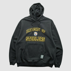 Reebok 2000s Hooded Pullover Sweatshirt - Pittsburgh Steelers Pullover