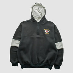 Dodger 90s Hooded 1/4 Zip Sweatshirt - Kansas City Chiefs Sweatshirts
