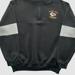 Dodger 90s Hooded 1/4 Zip Sweatshirt - Kansas City Chiefs Sweatshirts