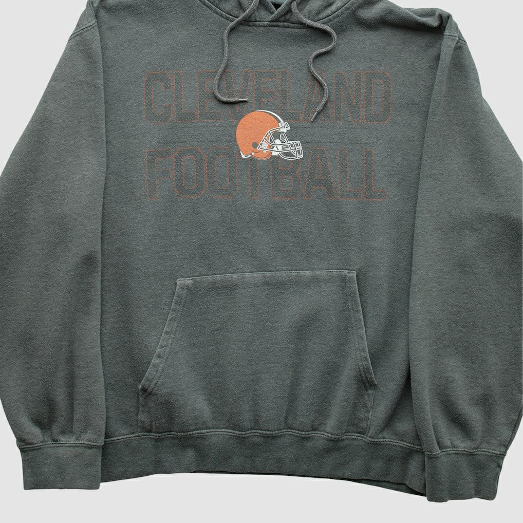 Majestic 2010s Hooded Pullover Sweatshirt - Cleveland Browns Pullover
