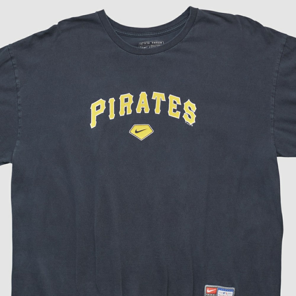 Navy Pittsburgh Pirates Nike 2000s Long Sleeve T-shirt