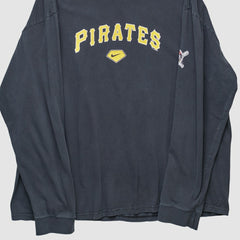 Navy Pittsburgh Pirates Nike 2000s Long Sleeve T-shirt