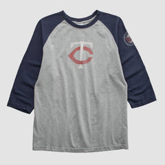 Heather Gray Minnesota Twins Majestic 2000s T-shirt