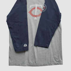 Heather Gray Minnesota Twins Majestic 2000s T-shirt