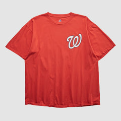 Red Washington Nationals Majestic 2000s T-shirt