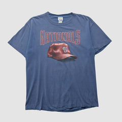 Navy Washington Nationals CSA 2000s T-shirt