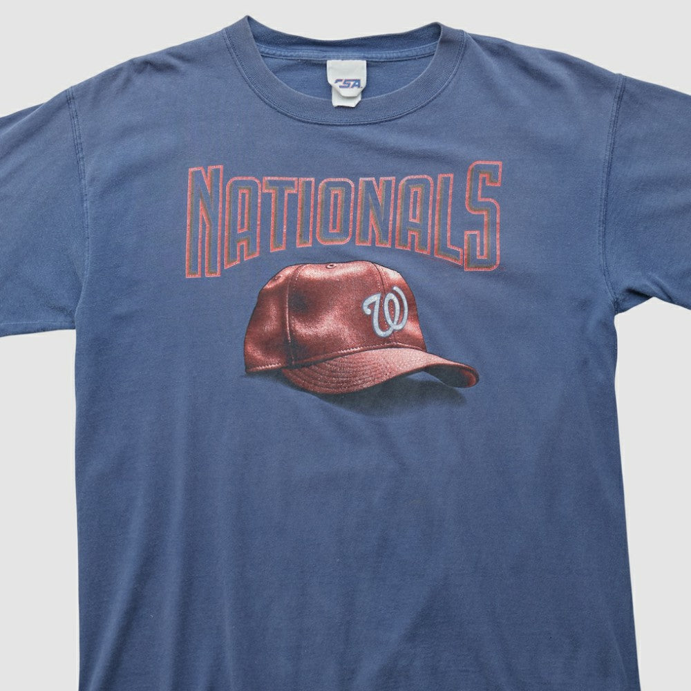 Navy Washington Nationals CSA 2000s T-shirt