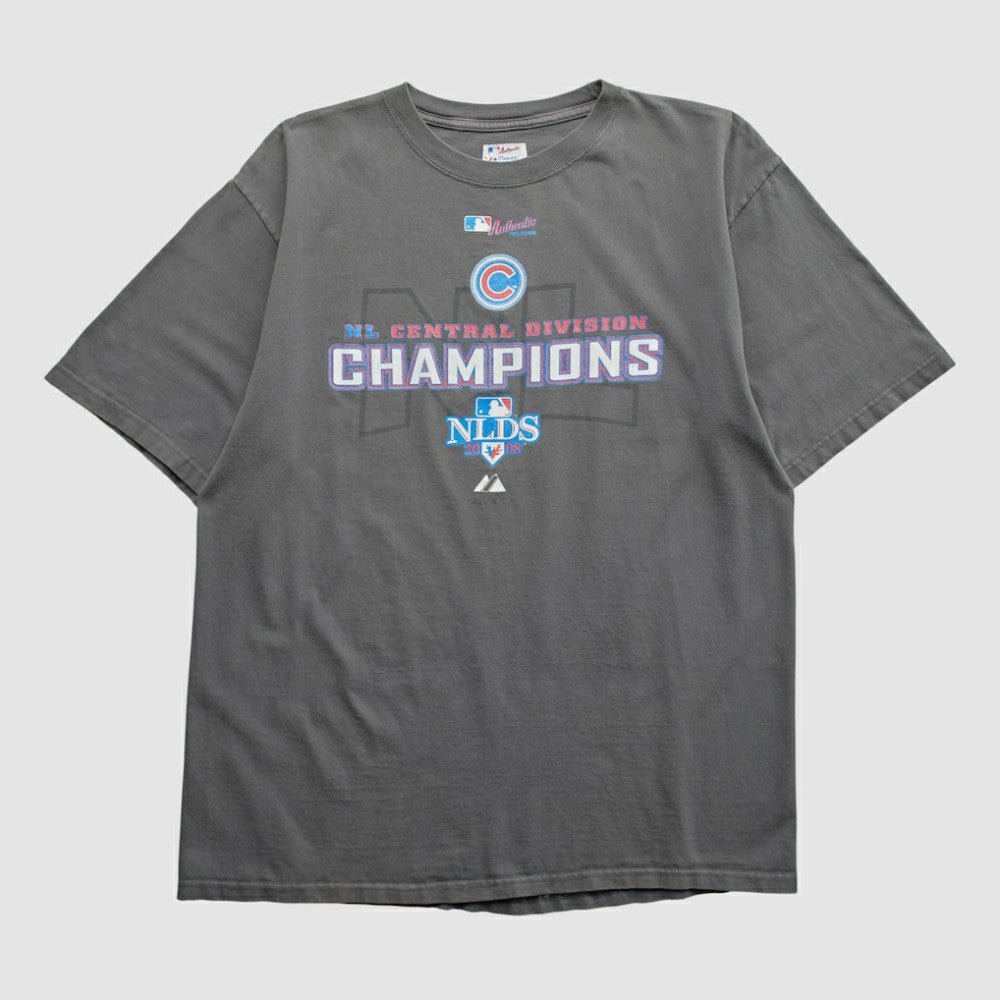 Gray Chicago Cubs Majestic 2008 T-shirt