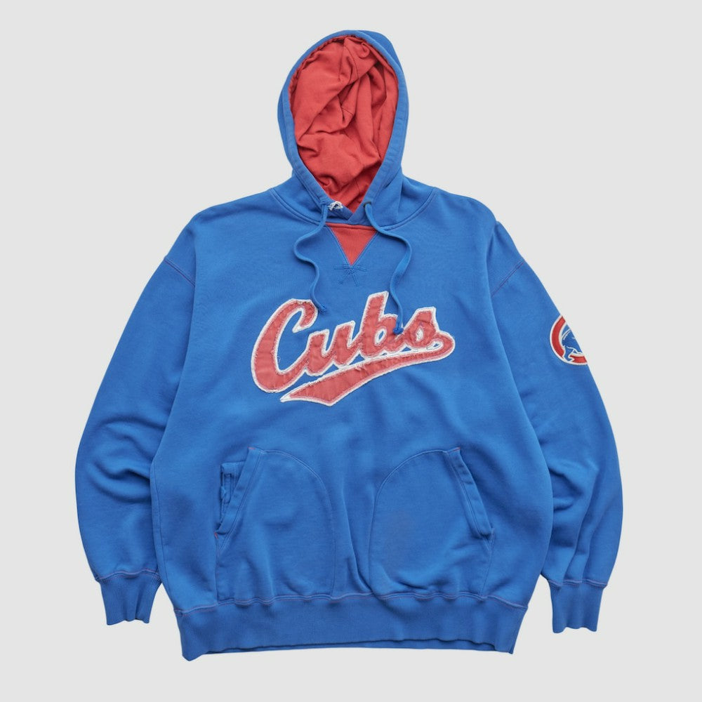 Blue Chicago Cubs Majestic 2000s Hooded Pullover Sweatshirt