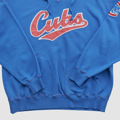 Blue Chicago Cubs Majestic 2000s Hooded Pullover Sweatshirt