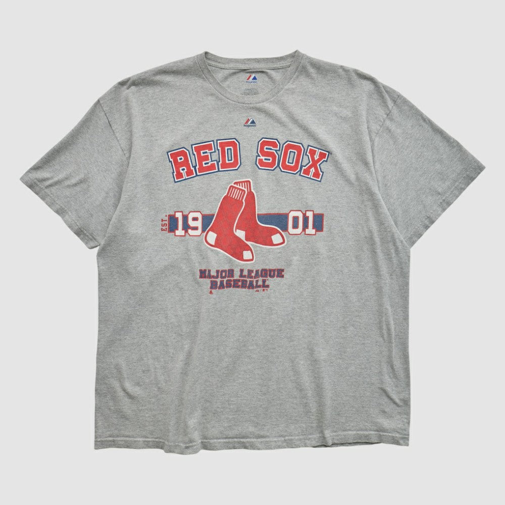 Heather Gray Boston Red Sox Majestic 2010s T-shirt