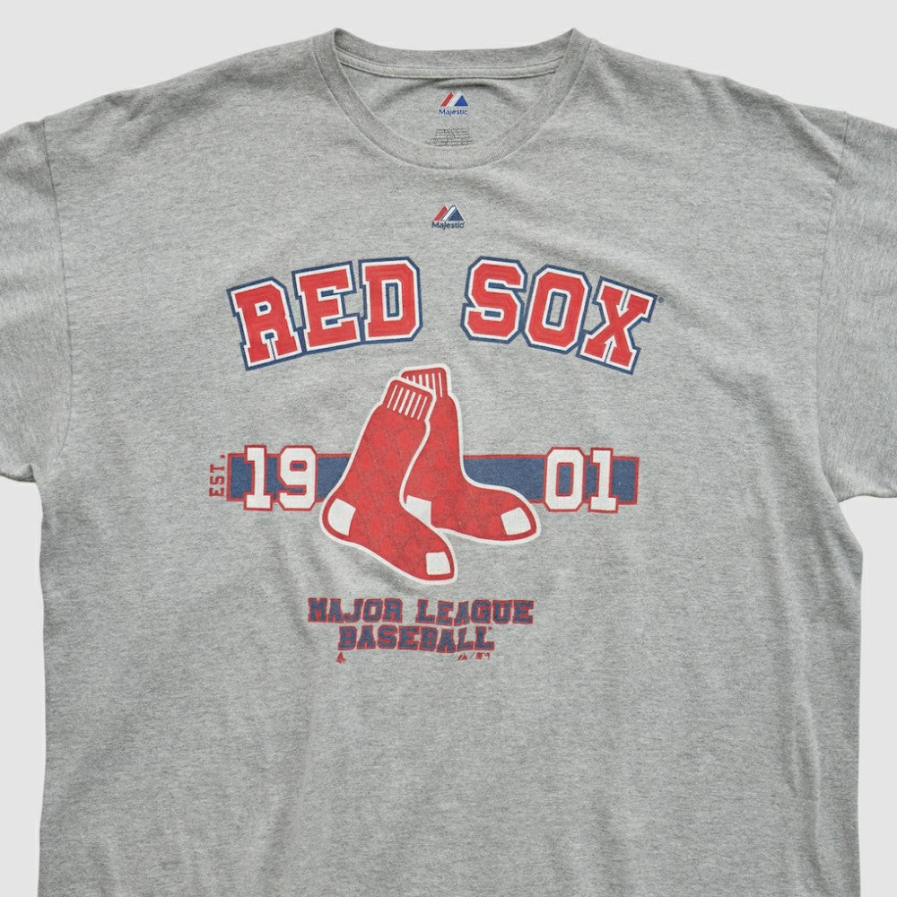 Heather Gray Boston Red Sox Majestic 2010s T-shirt