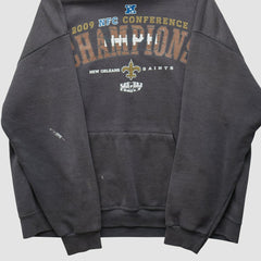NFL 2009 Hooded Pullover Sweatshirt - New Orleans Saints Pullover