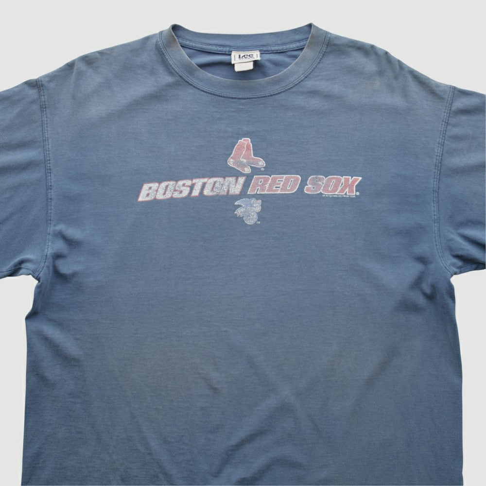 Blue Boston Red Sox Lee Apparel 2000s T-shirt