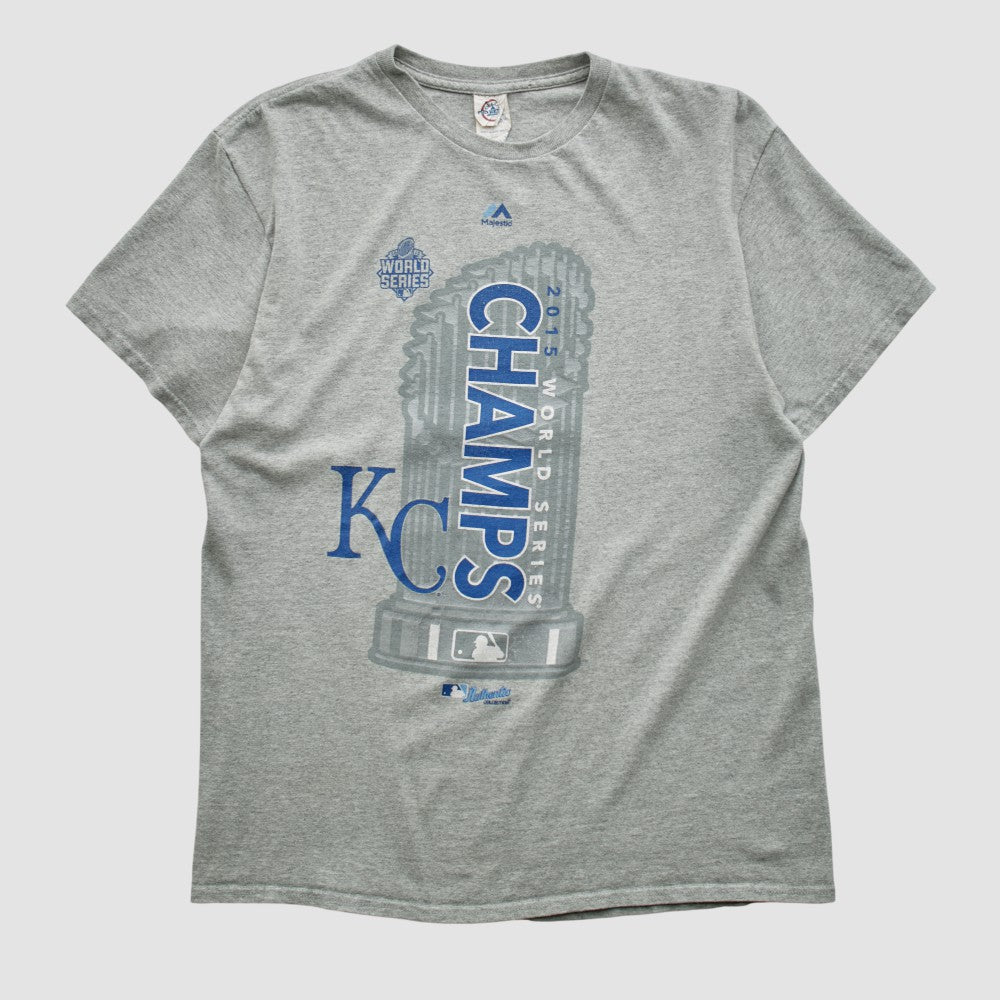 Heather Gray Kansas City Royals Delta 2015 T-shirt