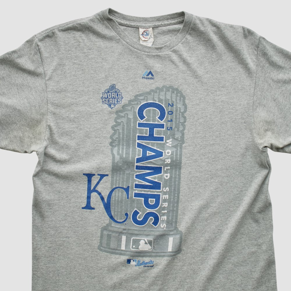 Heather Gray Kansas City Royals Delta 2015 T-shirt