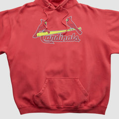 Red St. Louis Cardinals 2000s Hooded Sweatshirt