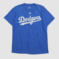 Blue Los Angeles Dodgers Majestic 2000s T-shirt