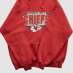 Logo Athletic 90s Hooded Pullover Sweatshirt - Kansas City Chiefs Pullover