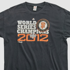 Black San Francisco Giants Alstyle 2012 T-shirt