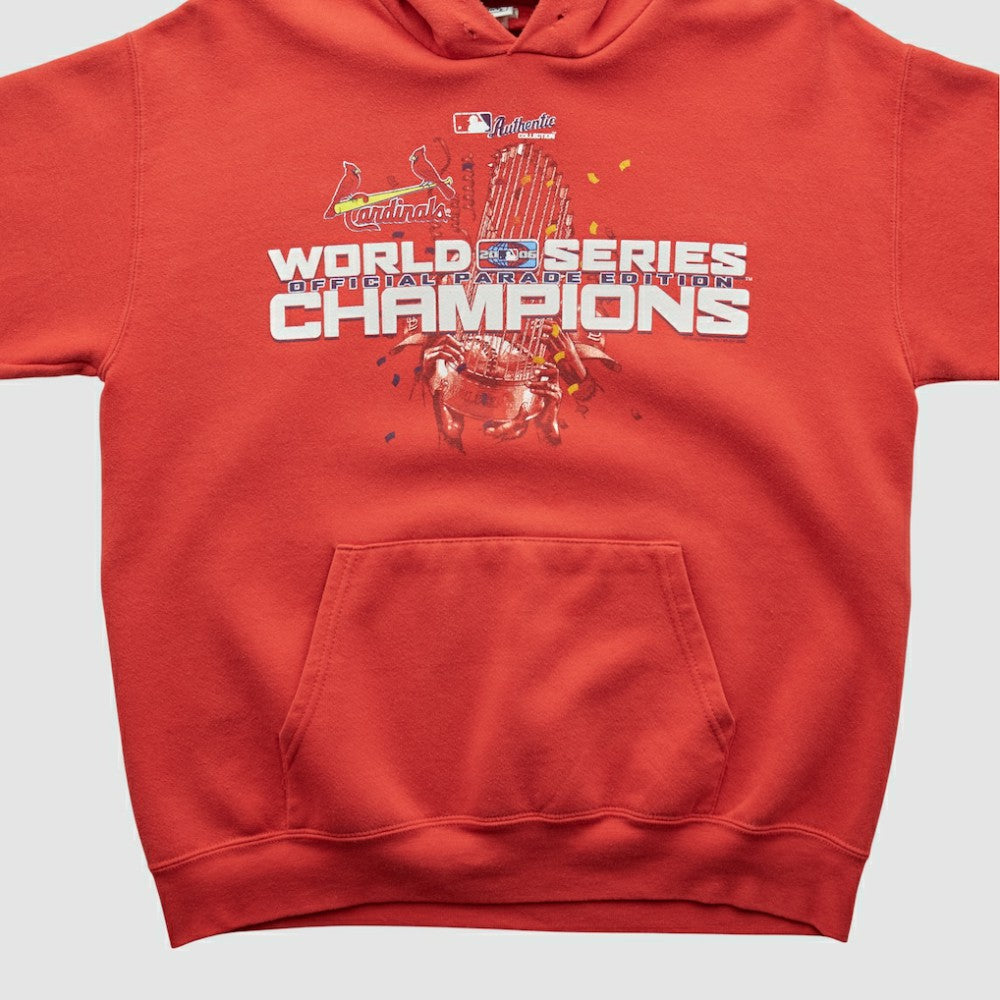 Red St. Louis Cardinals Lee Apparel 2006 Hooded Pullover Sweatshirt