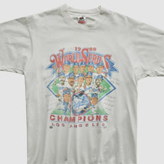 White World Series Fruit of The Loom 1988 T-shirt