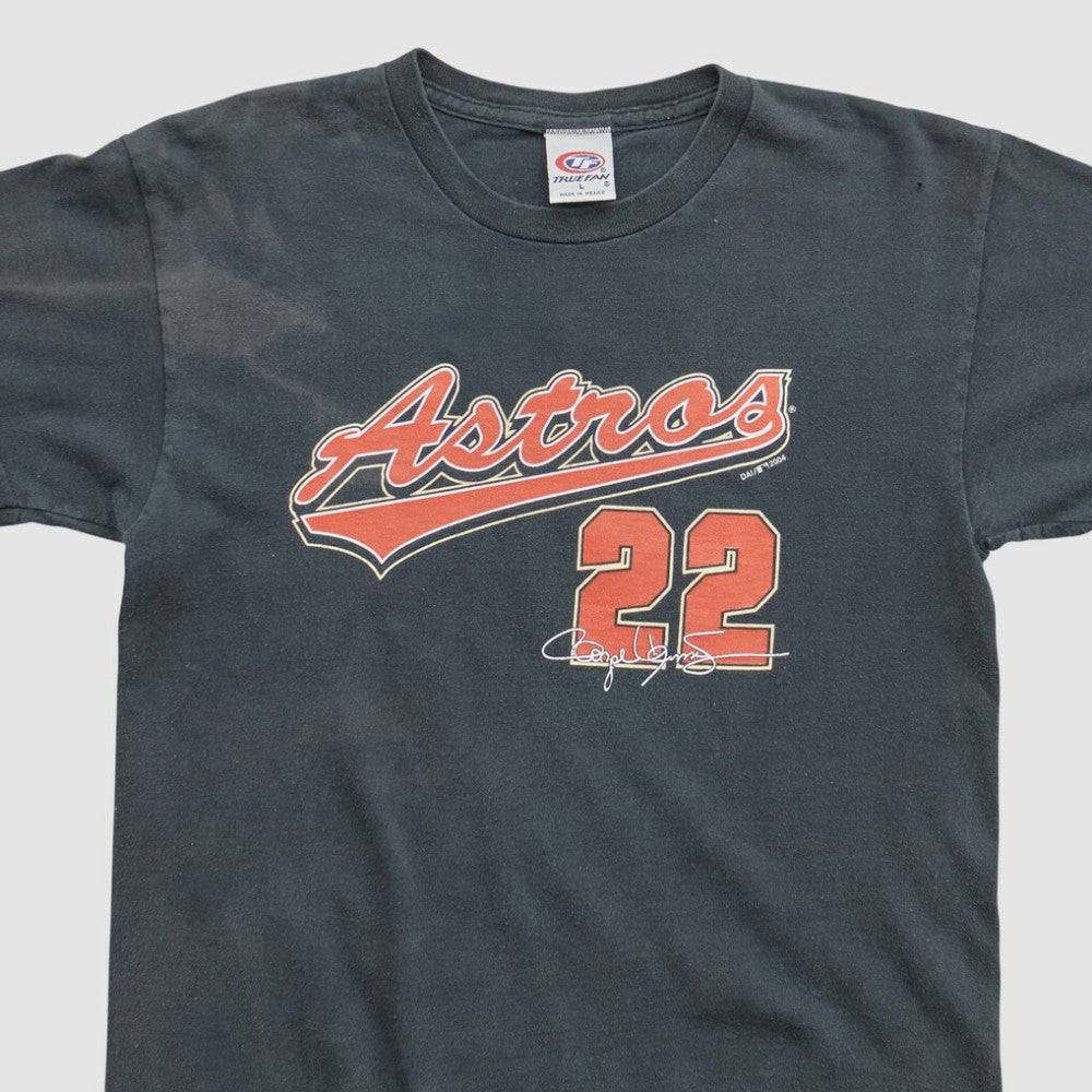 Black Houston Astros True Fan 2000s T-shirt
