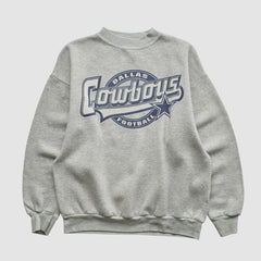 Logo 7 90s Pullover Sweatshirt - Dallas Cowboys Pullover