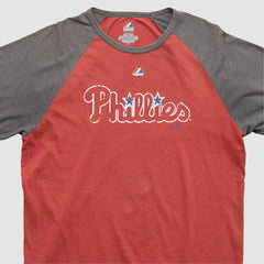 Red Philadelphia Phillies Majestic 2000s T-shirt