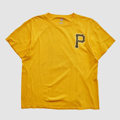 Yellow Pittsburgh Pirates Majestic 2000s T-shirt