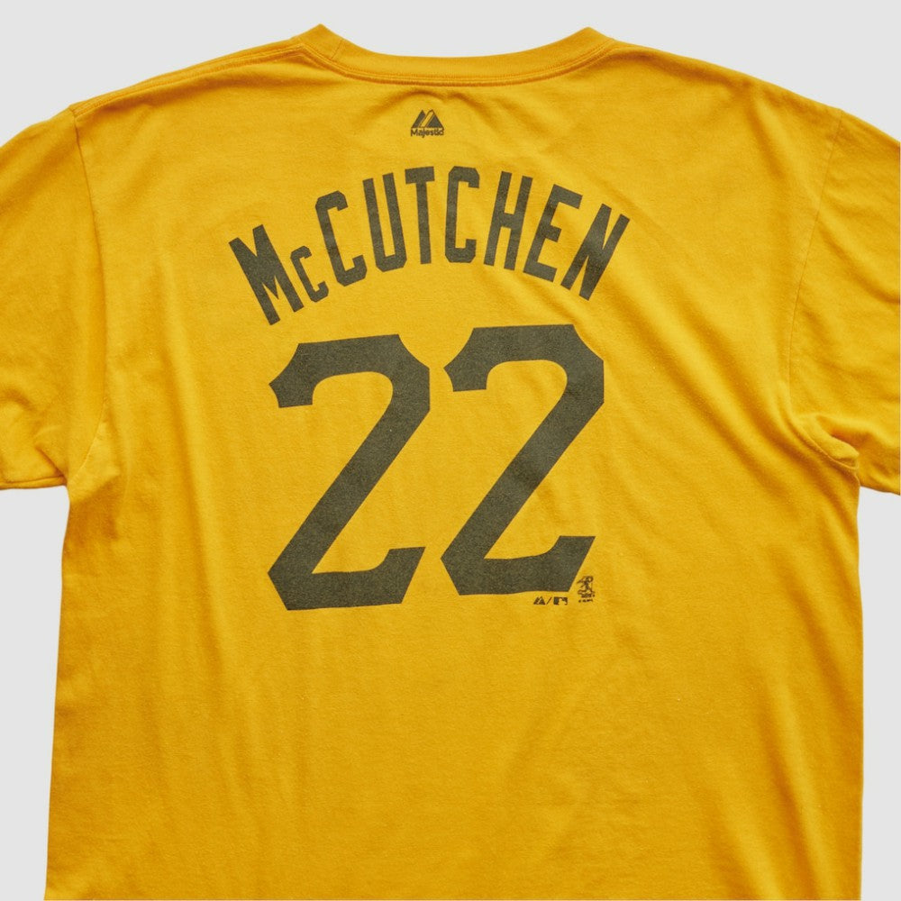 Yellow Pittsburgh Pirates Majestic 2000s T-shirt