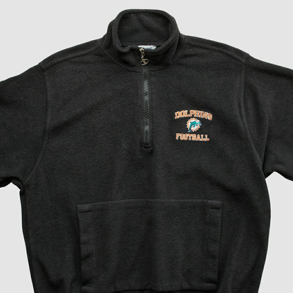 Champion 2000s 1/4 Zip Sweatshirt - Miami Dolphins Sweatshirts