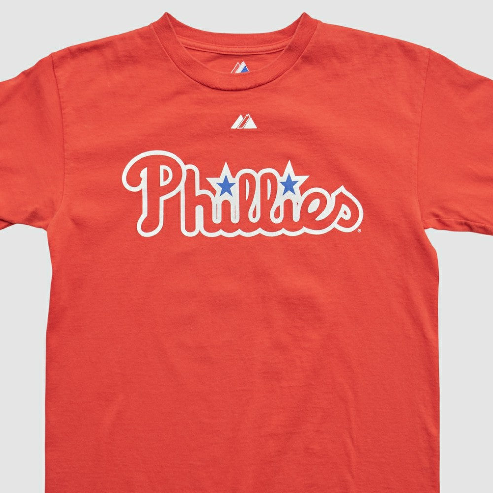 Red Philadelphia Phillies Majestic 2000s T-shirt