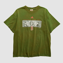 Olive Boston Red Sox Adidas 2000s T-shirt